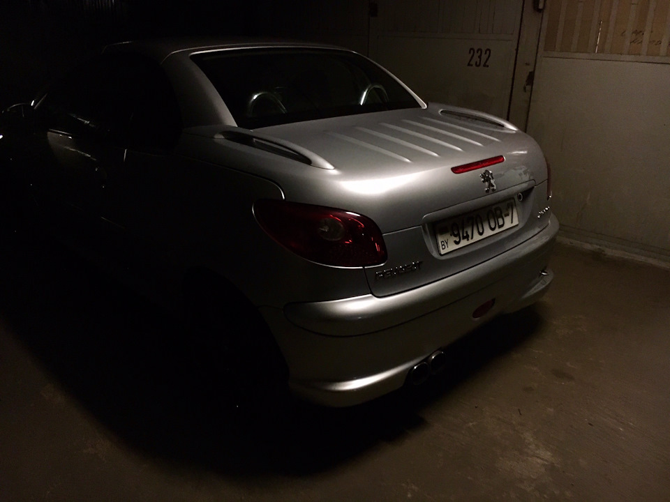 PEUGEOT 206 CC RC Снятие Ковролина и Аудио Проводов